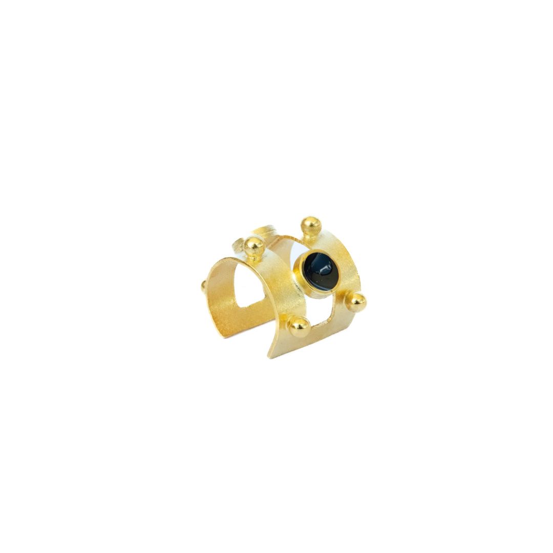 EARCUFF LENORA BLACK
