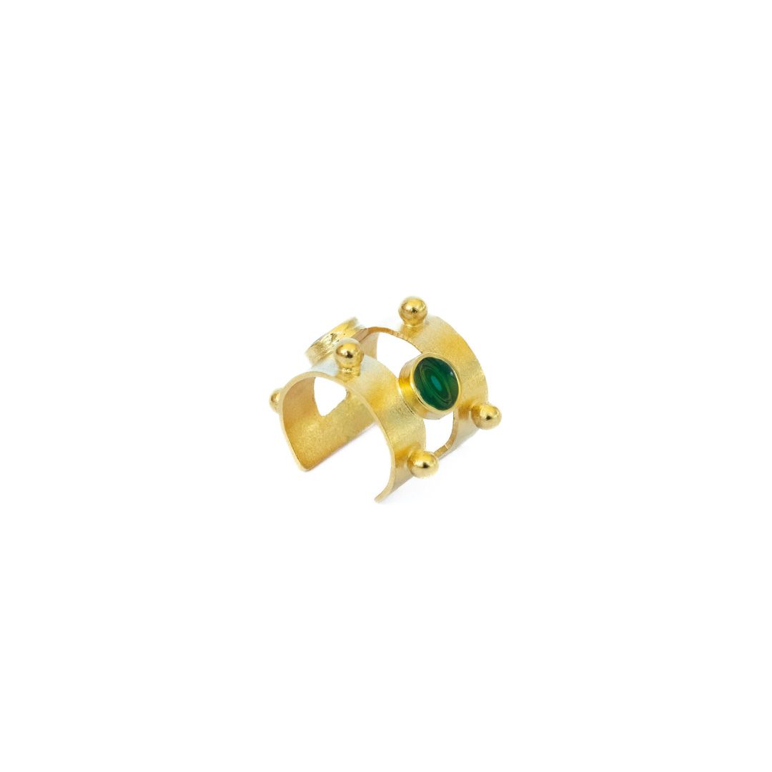EARCUFF LENORA GREEN