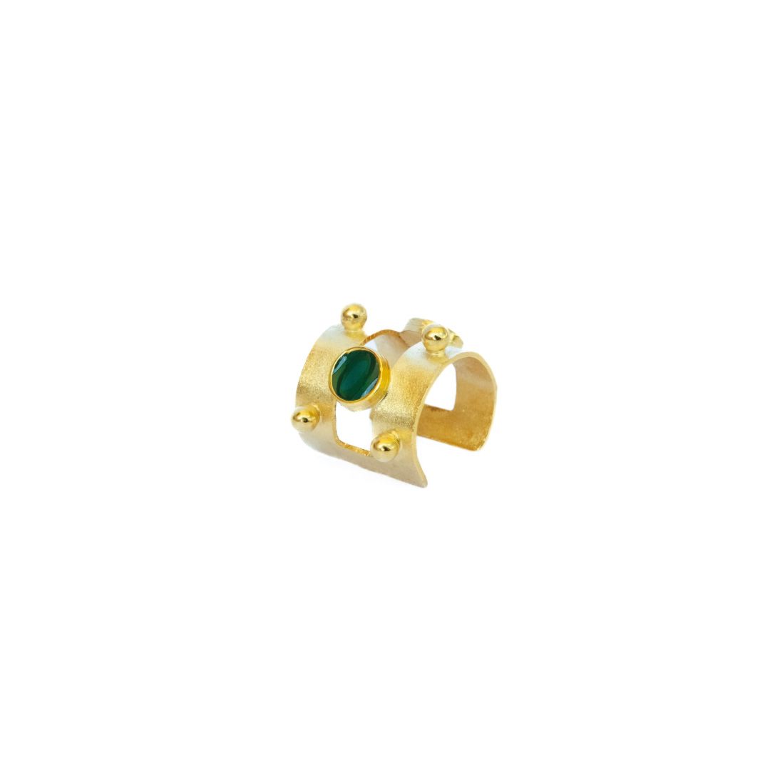 EARCUFF LENORA GREEN