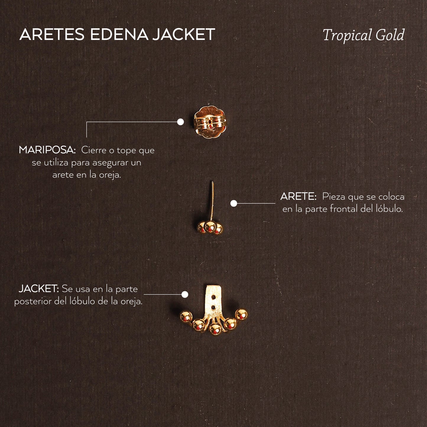ARETES EDENA JACKET GOLD