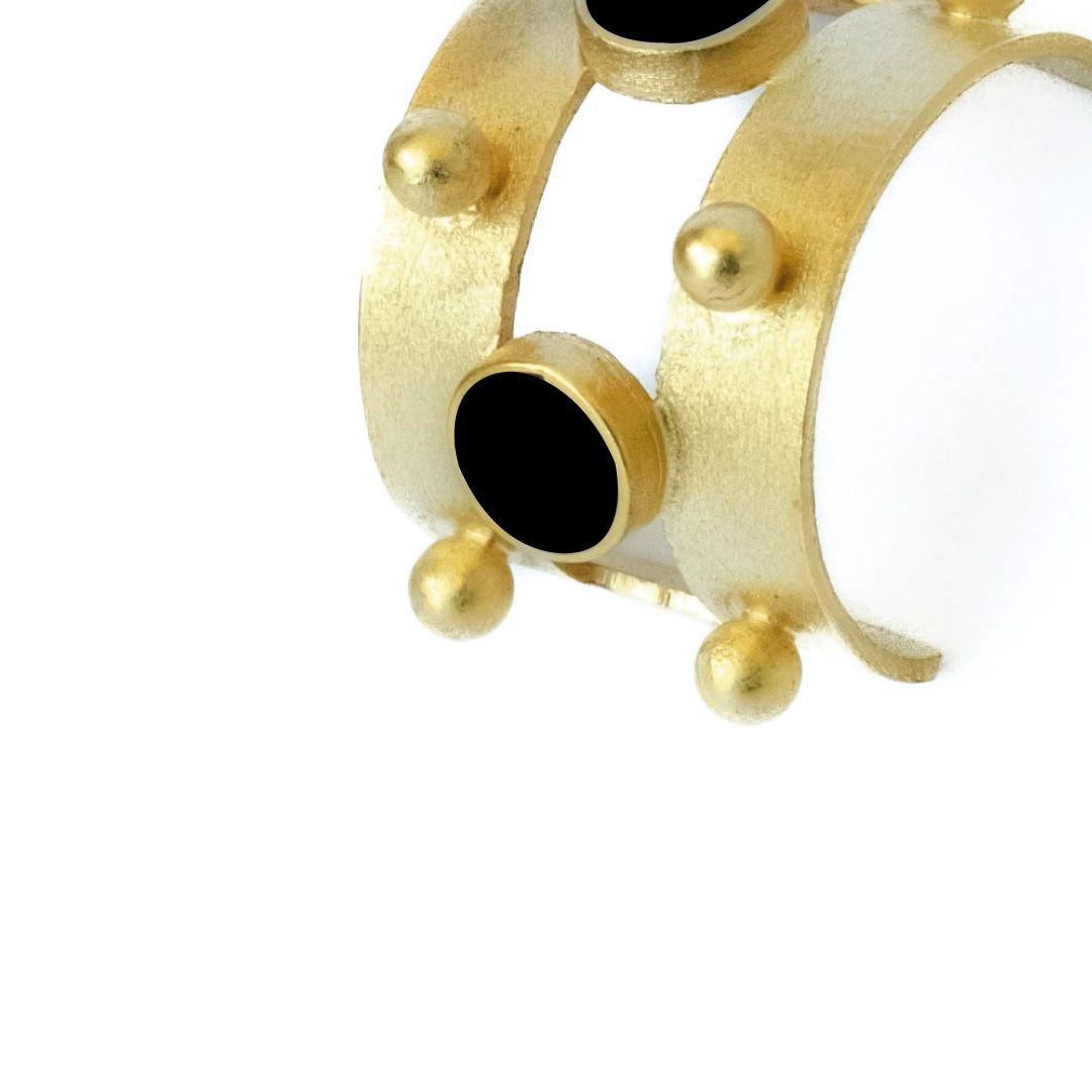 EARCUFF LENORA BLACK