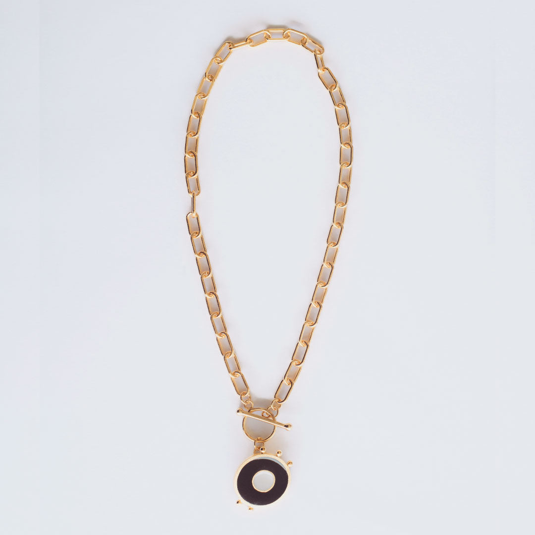 CADENA CHUNKY OPAL NEGRO