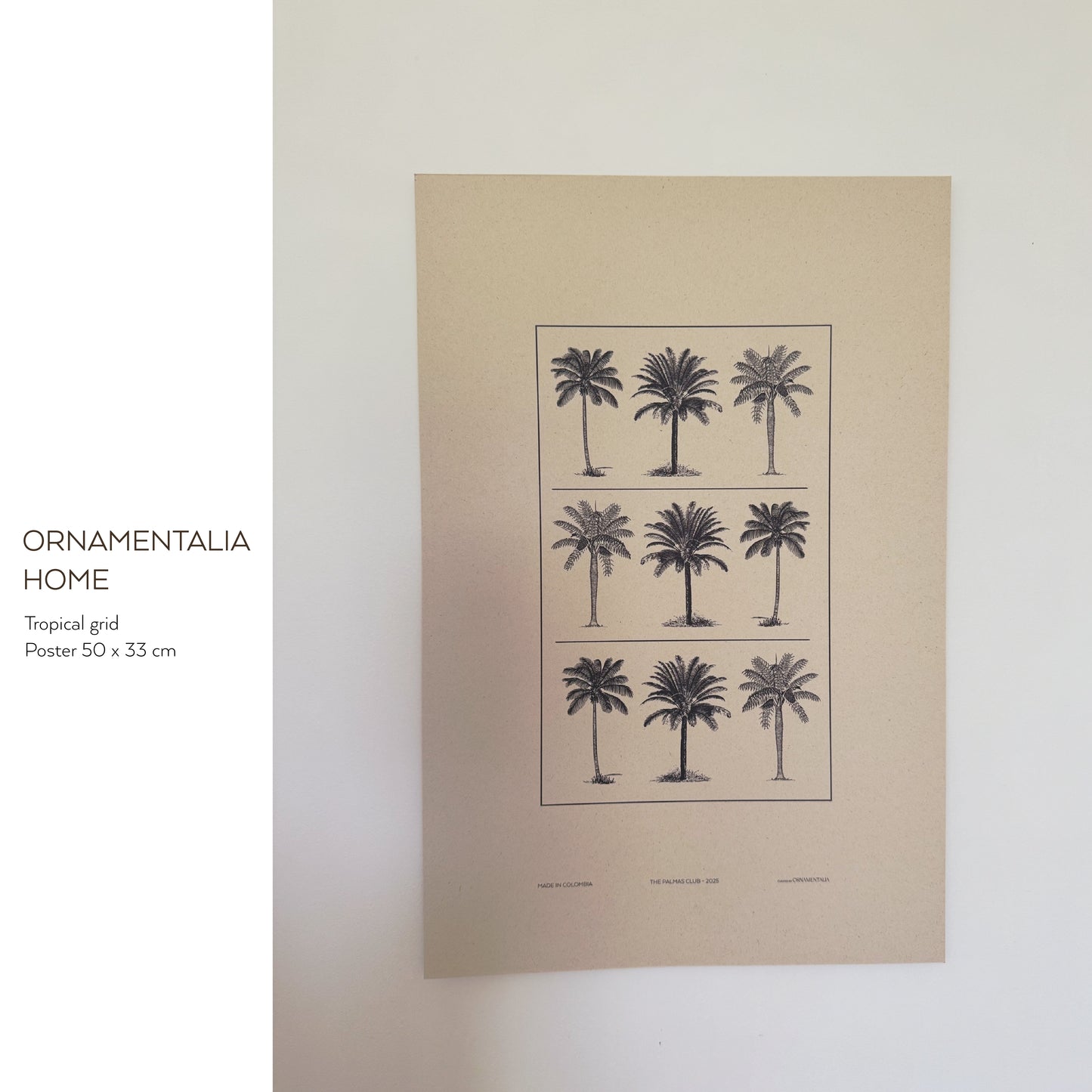 POSTER 50X33 - TROPICAL GRID