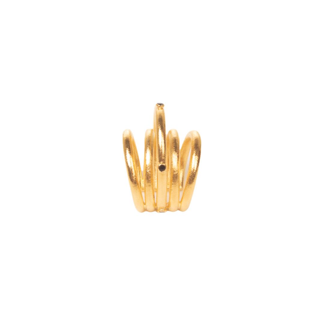 BIRMANIA BLACK EARCUFF