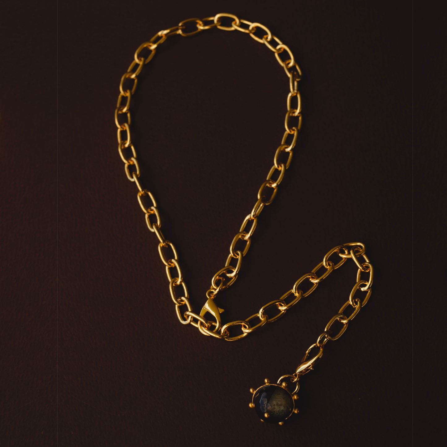 CADENA ESLABONES CHARM DUAL
