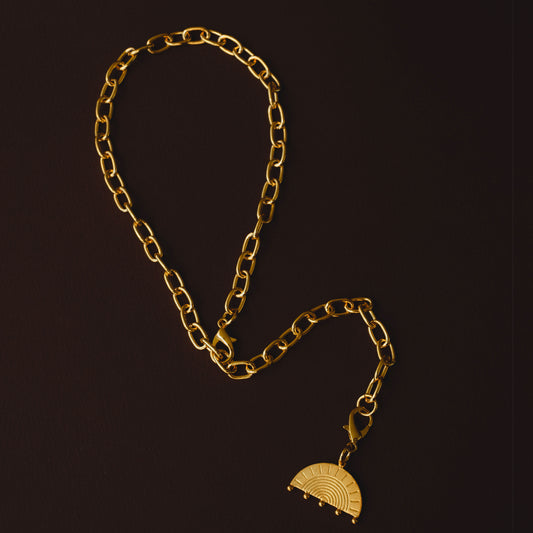 CADENA ESLABONES CHARM SOLARA