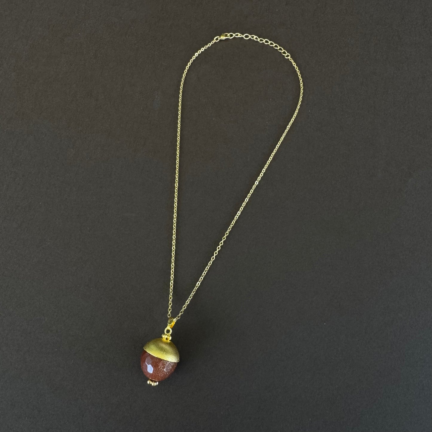 CADENA COPPER DUST SLIM CORTA