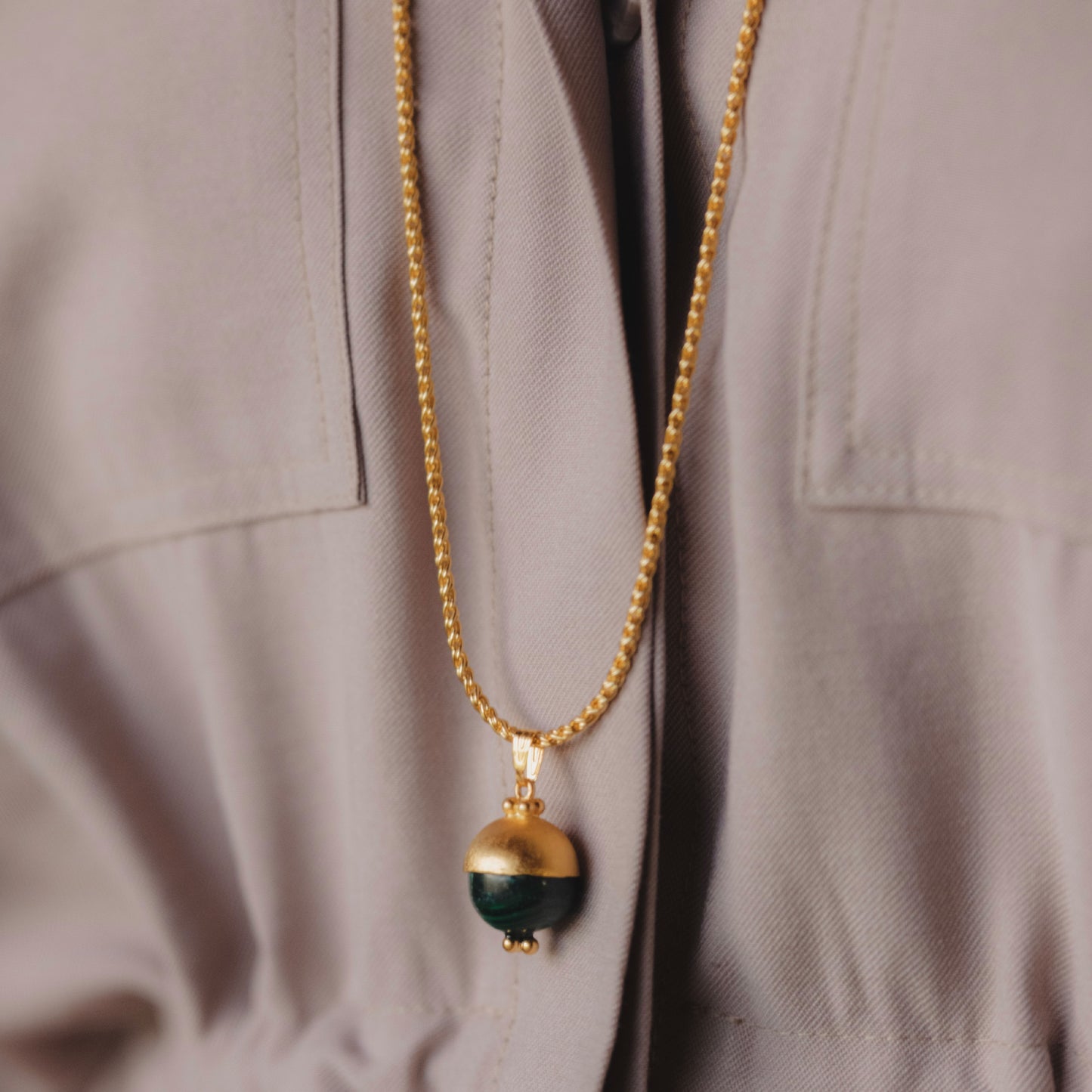 CADENA TRAMA LARGA VERDANT