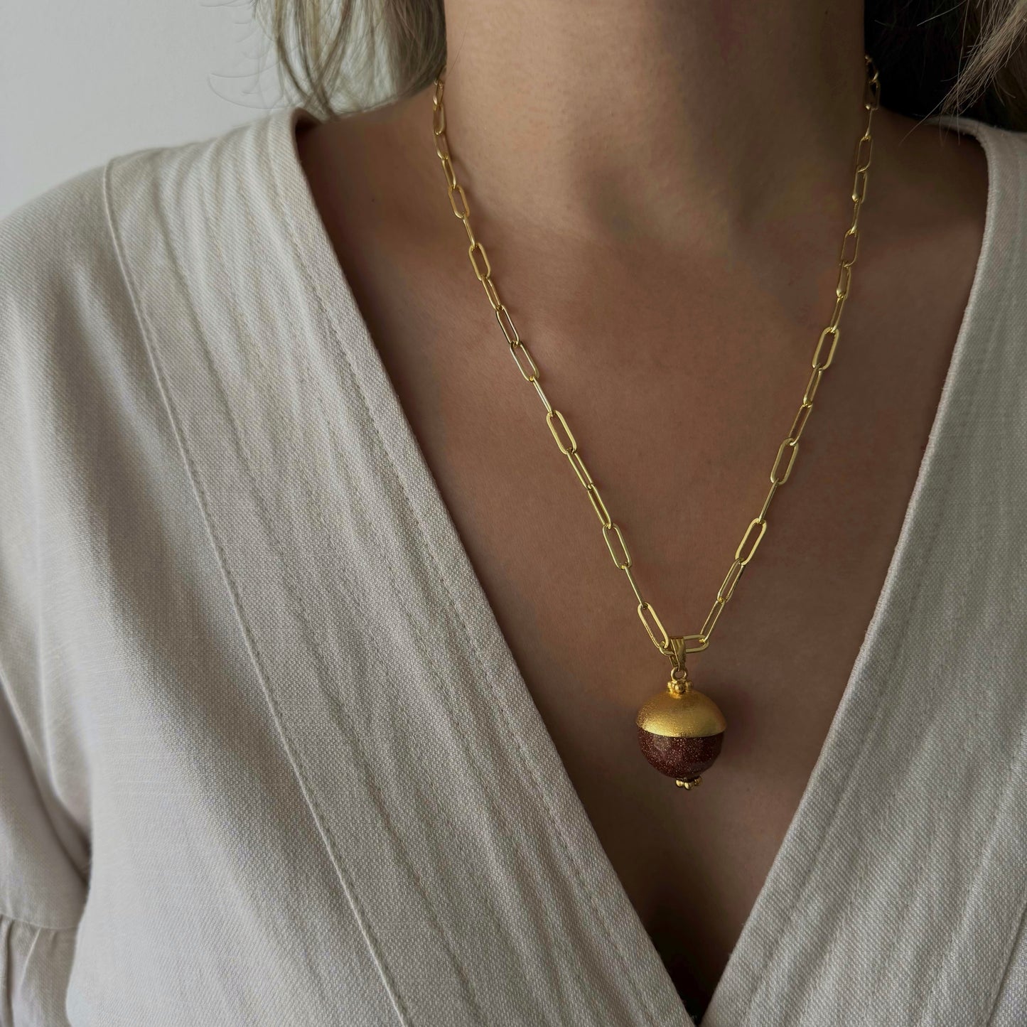 CADENA HILO COPPER DUST