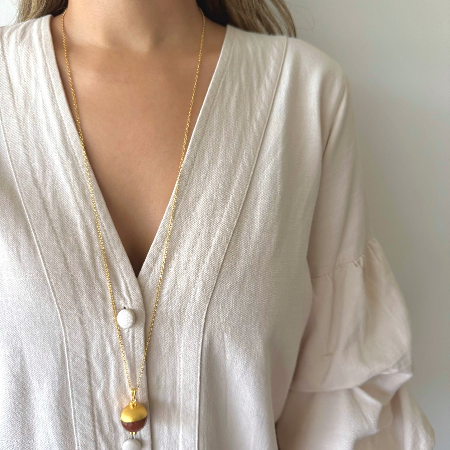 CADENA COPPER DUST SLIM LARGA