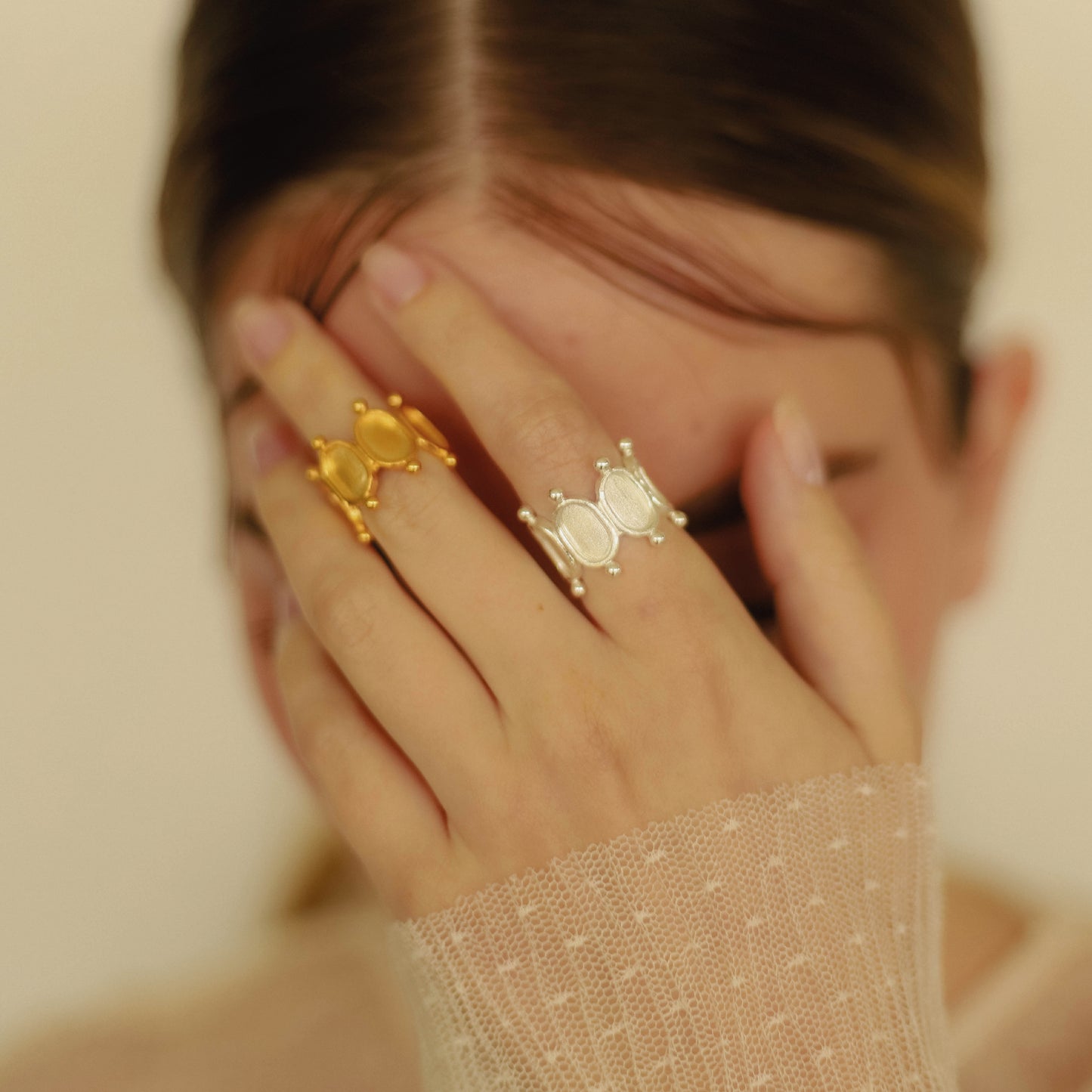 EARCUFF/ANILLO BANANTHIA GOLD